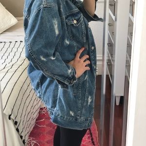 Zara grunge denim jacket